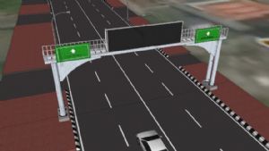 高速公路桁架SU模型