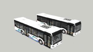 公共汽车-公交巴士SU模型下载