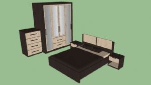 房间室内家具SU模型