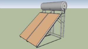 太阳能热水器SU模型