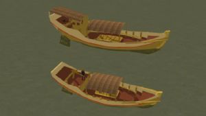 SU越南民兵船渔船模型