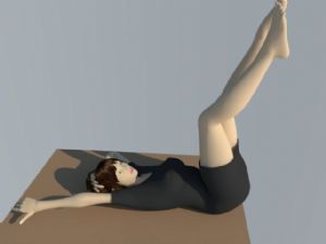 瑜伽美女老师SU模型