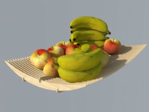木质水果托盘SU模型