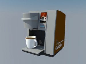 咖啡机SU模型