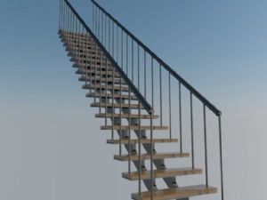 扶手楼梯网站SU模型