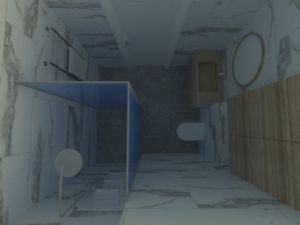 浴室室内空间SU模型