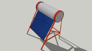 太阳能光伏板SU模型