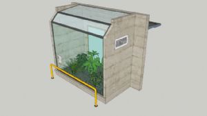 植物温箱温室SU模型