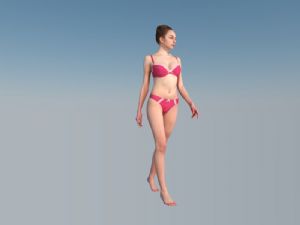 3D美女人物SU模型