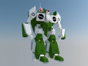 玩具机器人机SU模型