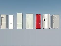 冰箱家电免费SU模型