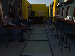 咖啡店咖啡厅SU模型
