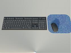 键盘鼠标垫SU模型