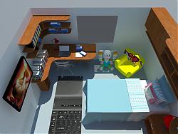儿童房卧室房间SU模型