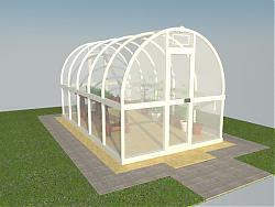 植物温室阳光房SU模型