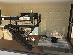 工业室内住宅SU模型