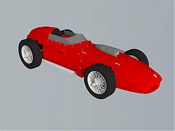 su如何画法拉利赛车汽车？附模型