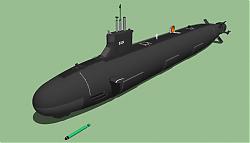 攻击型核潜艇SU模型