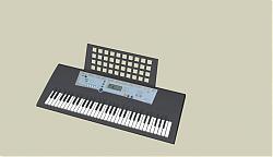 音乐器材键盘SU模型
