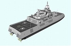 两栖登陆舰战舰船SU模型