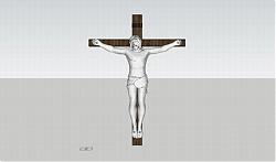 耶稣雕塑SU模型