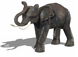 大象动物工艺品SU模型