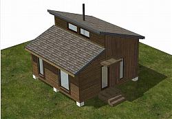 木屋住宅建筑SU模型