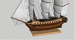 帆船工艺品摆件SU模型