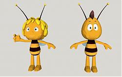 卡通人物小蜜蜂SU模型