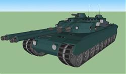 双炮筒坦克SU模型