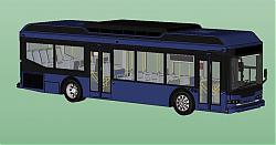 公交车巴士车汽车su免费模型库素材