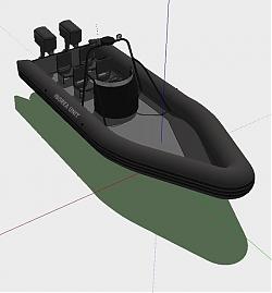 气垫船-快艇su模型库免费素材