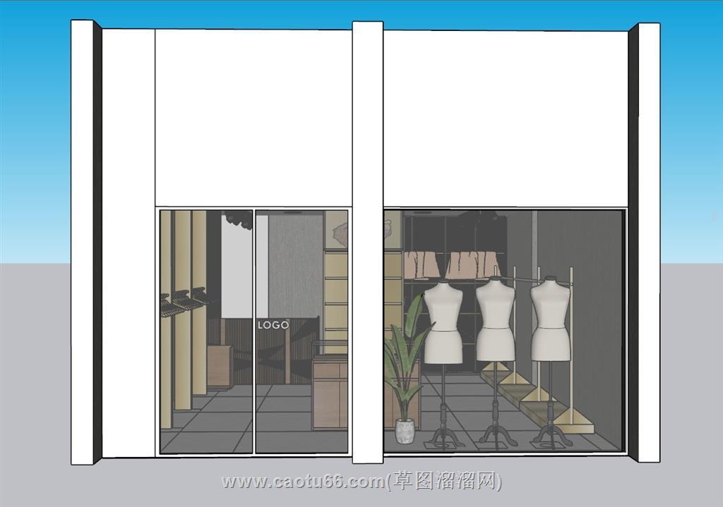 简单的服装店草图模型(ID49068)分享作者是丶`邰尐健 ╰`