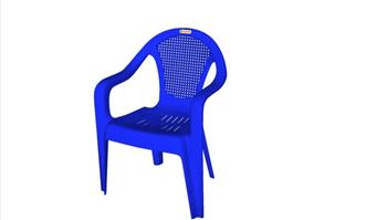 塑料凳扶手椅坐凳SU模型