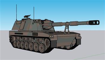 坦克武器装甲SU模型