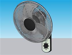 壁扇电扇风扇su免费模型(ID36159)