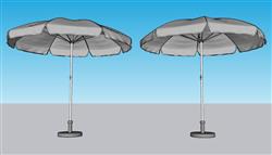 太阳伞遮阳伞SU模型