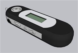 MP3播放器音乐SU模型