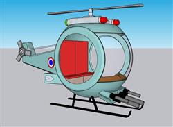 儿童玩具直升机草图模型(ID37413)