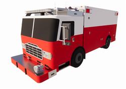 玩具消防车免费skp模型(ID38896)