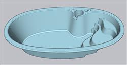 游泳池草图模型(ID44924)