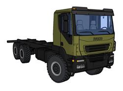 卡车头SU模型(ID78844)
