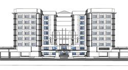 酒店建筑su模型(ID79968)-www.1skp.com
