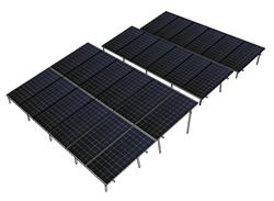 太阳能板光伏板su模型(ID90632)