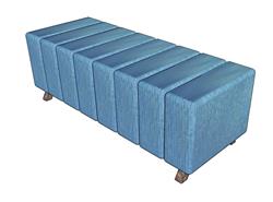 su长方形沙发凳模型(ID90888)
