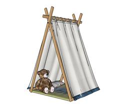su儿童帐篷模型(ID91629)