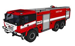 消防车国外su模型下载(ID91740)