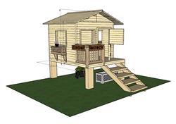 SketchUp木屋模型(ID92475)