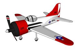SketchUp玩具飞机模型(ID92479)