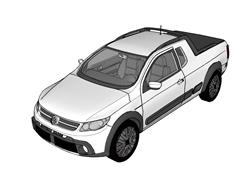 SketchUp皮卡车模型(ID92487)